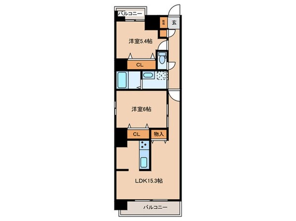 NR金山の物件間取画像